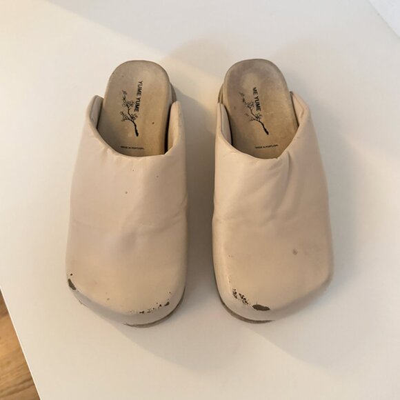 Yume Yume Truck Slide Slippers Mules in Beige - Picture 3 of 5